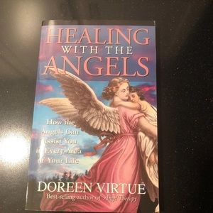 HEALING WITH THE ANGELS- book like new
